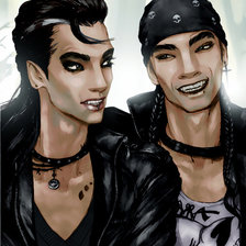 Схема вышивки «Паста и Эм»