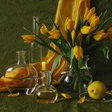 Схема вышивки «цветочный натюрморт»