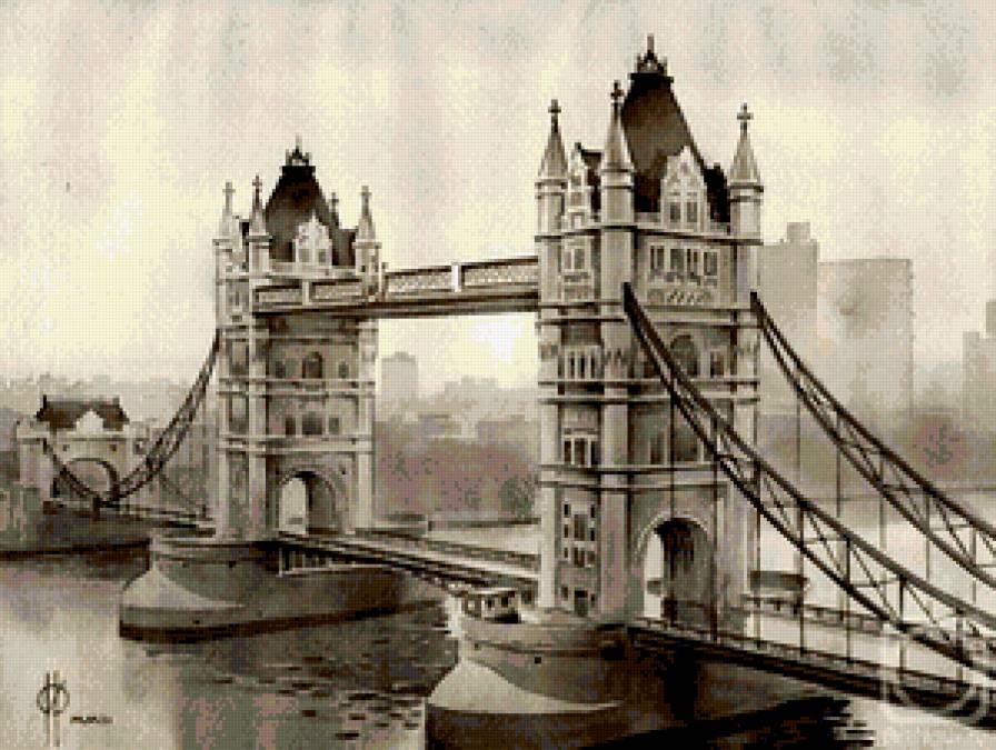 лондон. тауэрский мост - предпросмотр