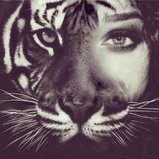 Схема вышивки «She Cat»