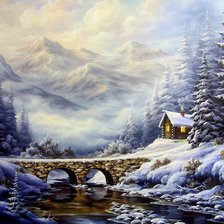 Схема вышивки «картина»