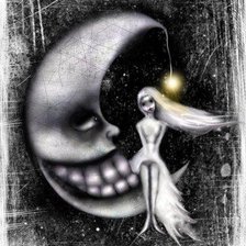 Схема вышивки «Луна»