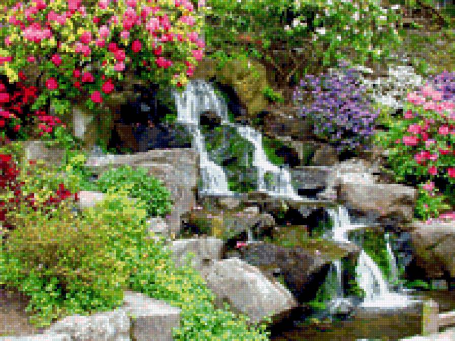 водопад - пейзаж, природа, водопад - предпросмотр