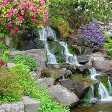 Схема вышивки «водопад»