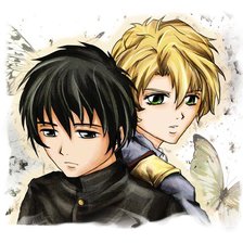 Схема вышивки «Вольфрам &Юури»