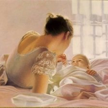 Схема вышивки «утро...»