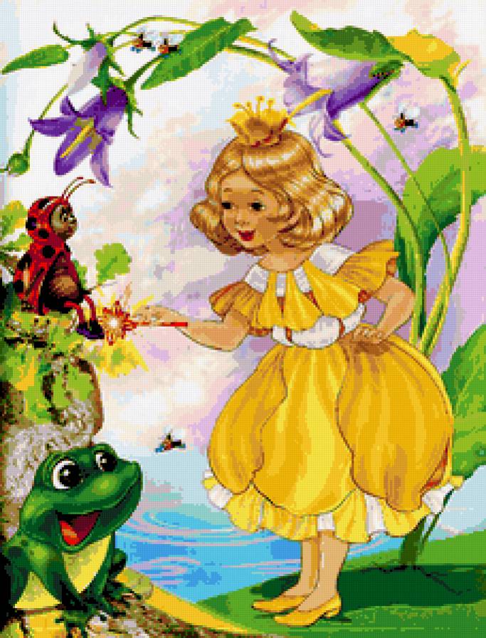 №319958 - сказки, в детскую, иллюстрации, детям, девочка, принцесса - предпросмотр