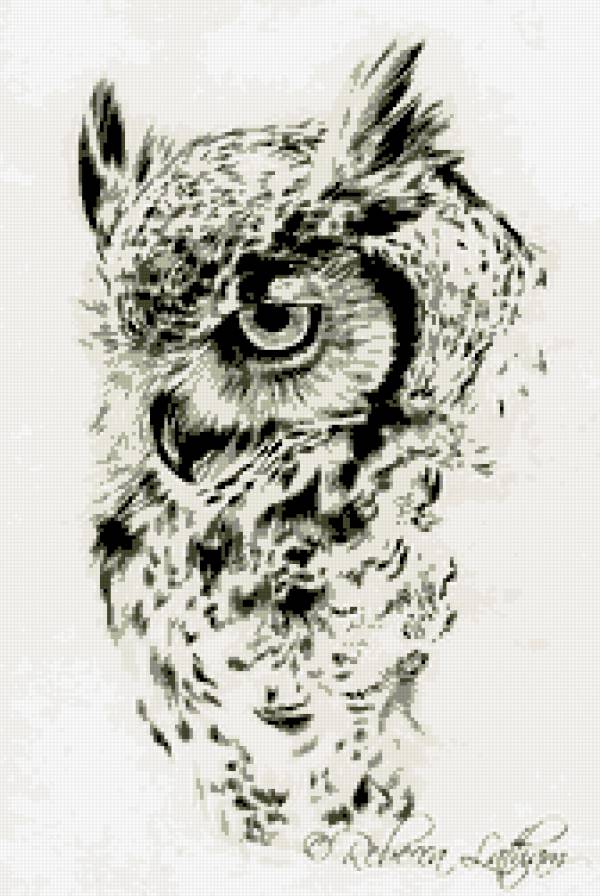 филин - сова, птицы, филин - предпросмотр