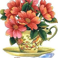 Схема вышивки «Лето в чашке»