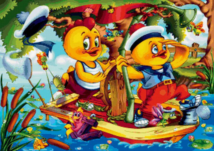 детская - вода, утята - предпросмотр