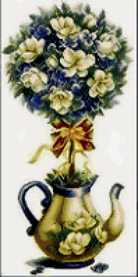 Панелька на кухню - цветы, кухня, красота - предпросмотр