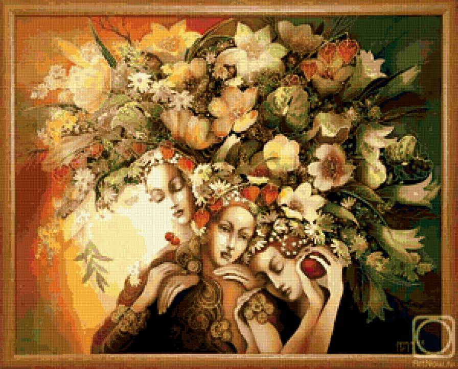 Девичьи грёзы - девушки, красота - предпросмотр