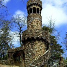 Схема вышивки «неоготический дворцово-парковый комплекс»