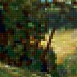 Предпросмотр схемы вышивки «Пейзаж, лес» (№320282)