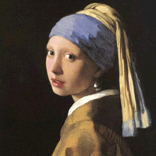 Схема вышивки «девушка с жемчужной сережкой»