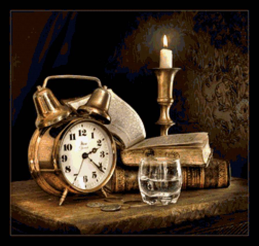 Свеча горела на столе, Свеча горела..... 2 - винтаж, красота - предпросмотр