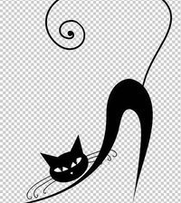 Схема вышивки «кошка»