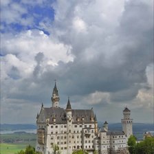 Схема вышивки «замок»