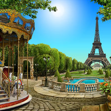 Схема вышивки «париж»