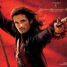 Схема вышивки «Орландо Блум»