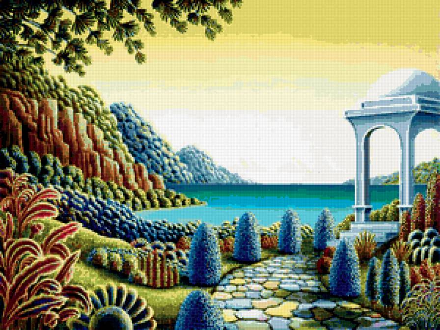 сказочный мир - картина - предпросмотр