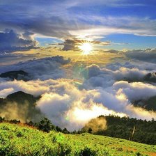 Схема вышивки «солнце»