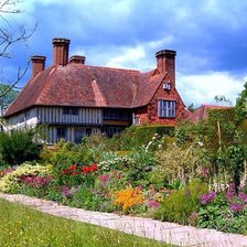 Схема вышивки «сад»