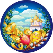 Схема вышивки «Пасхальное панно»