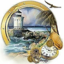 Схема вышивки «морской пейзаж»