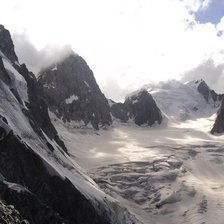 Схема вышивки «горы»