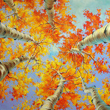 Схема вышивки «березки»