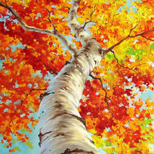 Схема вышивки «березка»