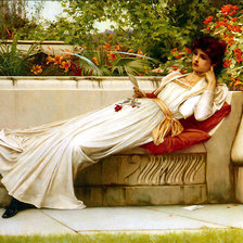 Схема вышивки «Девушка»