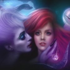 Схема вышивки «русалка»