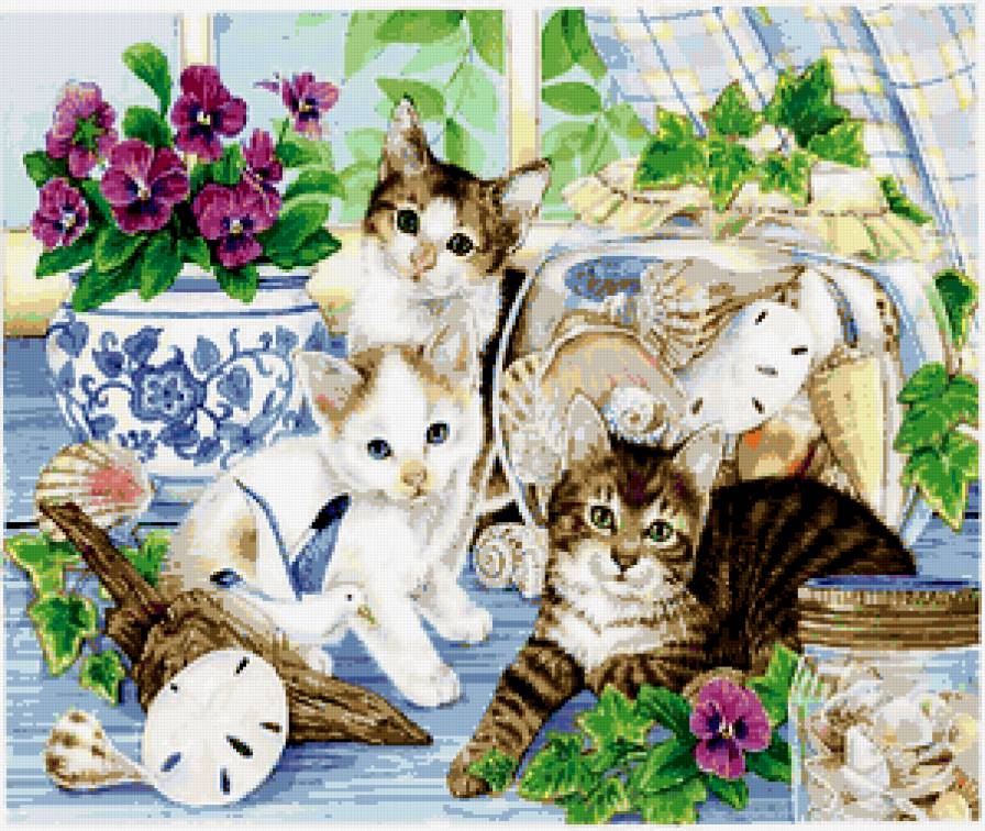 кошки - животные - предпросмотр