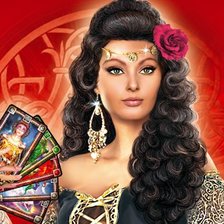 Схема вышивки «гадалка»