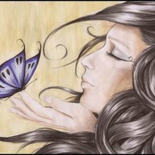 Схема вышивки «бабочка»