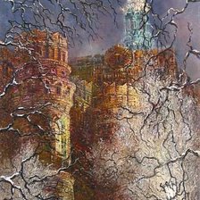 Схема вышивки «замок»