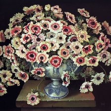 Схема вышивки «букет в вазе»