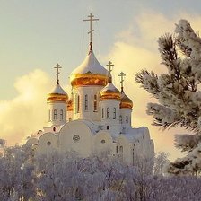 Схема вышивки «пейзаж»