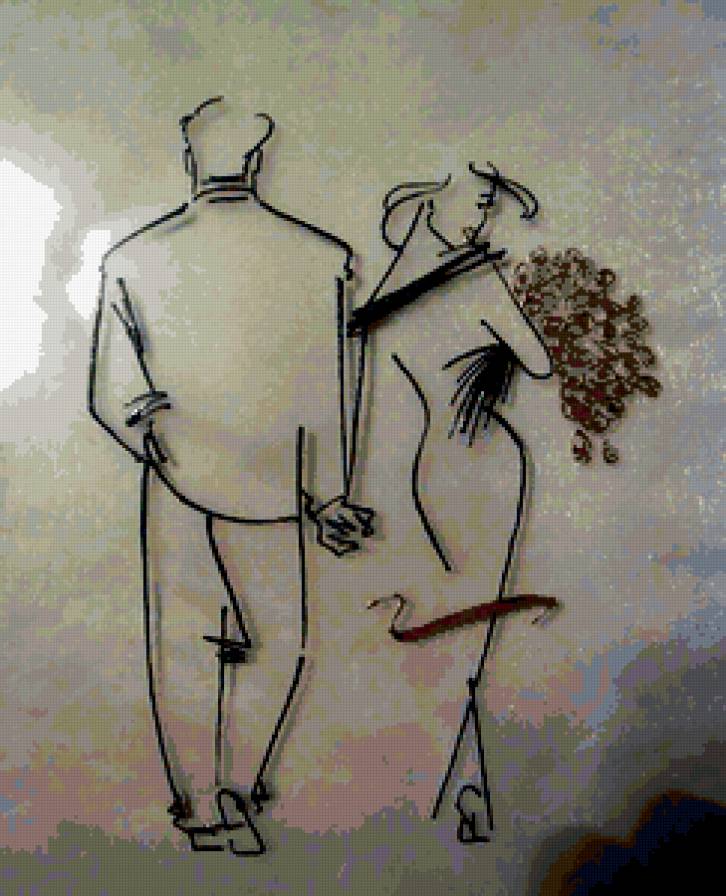 Моя витражная работа - пара - предпросмотр