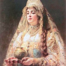 Схема вышивки «Боярышня»