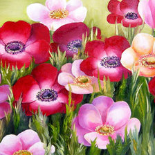 Схема вышивки «цветочки»