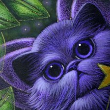 Схема вышивки «котенок»