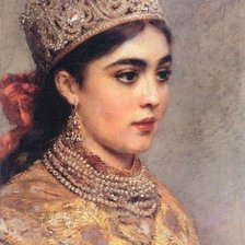 Схема вышивки «Девушка»