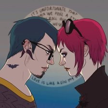 Схема вышивки «Пара»