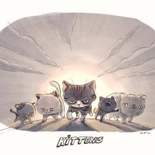 Схема вышивки «Кошки»