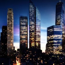 Схема вышивки «Нью - Йорк»