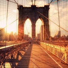 Схема вышивки «На мосту»