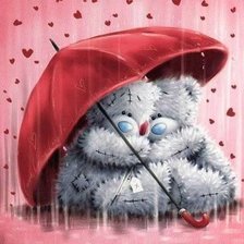 Схема вышивки «мишки тедди»